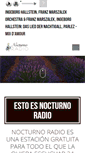 Mobile Screenshot of nocturnoradio.com