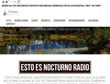 Tablet Screenshot of nocturnoradio.com